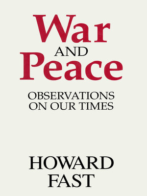 cover image of War and Peace